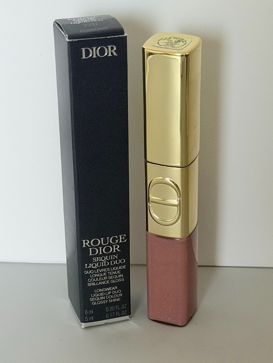 Dior Other - Dior Rouge Dior Sequin Liquid Duo Lip Gloss - 220 Ribbons